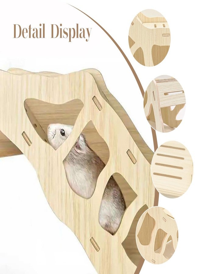 DINTSTYLE Hamster Tunnel Hamster Hideout Climbing Hamster Ladder,Burying in Hamster for Bedding,for Dwarf Gerbils and Mouse Mice Rat Other Small Animals Etc (Labyrinth Tunnel A-Large) - Image 4